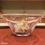 御料理 寺沢 - 栗と無花果の白和え