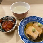 日本橋蛎殻町 すぎた - あん肝、筋子、新政 火の鳥