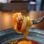 Entame Chaya Yok Kamakura! - 釜揚げシラスと季節野菜のトマトソースパスタリフトアップ