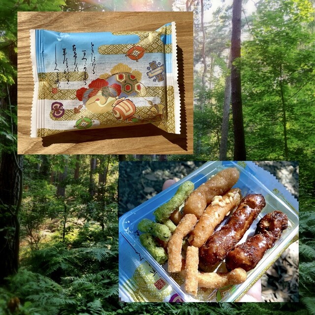 嵯峨野(あられ、えびせん、つまみ、花かりんのセット)』をいただきまし