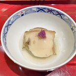 銀座 しのはら - 鮑の蒸し寿し 餡かけ