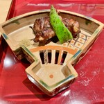 銀座 しのはら - 焼きすっぽん 山椒で