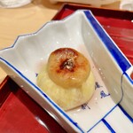 銀座 しのはら - 無花果の胡麻味噌焼き