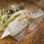 寿司 もり田 - イサキの昆布締め