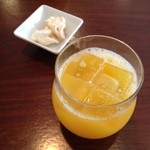 ル ヴェール フレ - オレンジジュースとメレンゲ