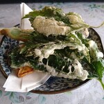 まるいち - 山菜の天ぷら