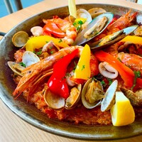 魚介のパエリア