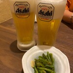 熱中酒場 夢吉 - 生ビールとお通し