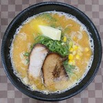 Ramen Fukudaruma - みそバターらーめん　870円