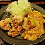 Kurodaruma - だるま定食（唐揚げ＆生姜焼き）