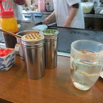 お好み焼 ひかり - 日本酒の熱燗いっときますわ～。　３００円也