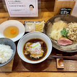 Ramen FeeL - つけ麺＋出汁卵＋ライス