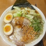 熟成醤油ラーメン きゃべとん - 熟成醤油 味玉きゃべとん(2021年10月19日)