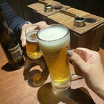 Junkei Nagoya Kochin Toriyanakayama - 生ビールで乾杯！