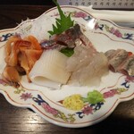 金町製麺 - 刺身盛