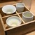 天ぷらと日本酒 明日源 - ドリンク写真:本日の日本酒４種飲み比べセット