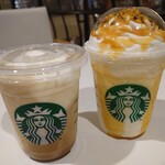 スターバックス・コーヒー - 焼き芋フラペ＆エスプレッソアフォガードフラペ