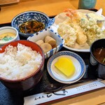 和食処 こじま - 料理写真:天ぷら定食 竹