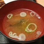Oomagari Shokudou - 味噌汁もお代わり自由。味も及第点！