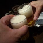 新料理 都留野 - 乾杯