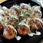 おおきや - たこ焼き１０個、ちょいカリ、ソース＆マヨ５５０円