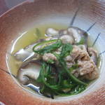 すし豊 - 私の皿はシイタケ多め・・・