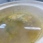 すし豊 - 身の部分が食べ終わるとこんな状態。殻は触れないでね。