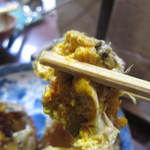 すし豊 - 蟹味噌持ち上げ～
