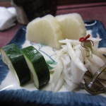 すし豊 - 〆は漬物で。