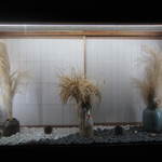 すし豊 - すすきが飾ってありました。