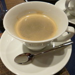 Furuyu Onsen Onkuri - イタリアンローストの濃いコーヒー