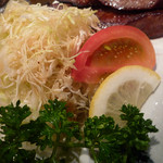 新料理 都留野 - たん焼（追加）ズームアップ