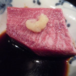 新料理 都留野 - たん刺身喰らう