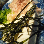 新料理 都留野 - 冷奴　ズームアップ