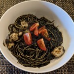 古橋亭 - イカスミのスパゲッティ