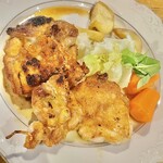 そば処 紡 - 若鶏のカリカリ和風焼