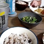 キッチンオリジン - 料理写真:右奥の揚げ物と緑の野菜が購入品です