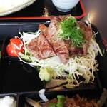 レストラン 牛石 - ステーキの部分