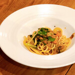 ソニョーポリ - 鯖と野菜のパスタ。