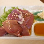 Omicchan - 鶏レバー刺 塩漬け