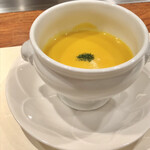 ステーキハウス 大和 - カボチャのスープ
