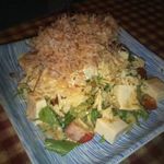 串ェ門 - 京水菜と湯葉豆腐のパリパリサラダ (2012.11)