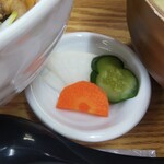 小さな食堂 ヒロ - 漬物 ※拡大 (2021.10.20)