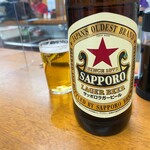 焼鳥の王将 - ビール（大） 605円