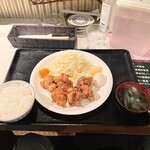 炙り炎 一慶 - ザンギ定食。美味し。