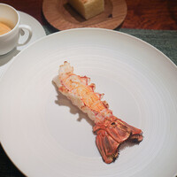 蒼 - 長谷川さんの長井の赤座海老、ビスクとともに