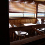 タロカフェ - 広大な猪苗代湖を・・・