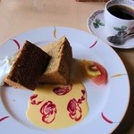 グレイン - シフォンケーキ、コーヒー