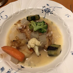 眞 - ⑤カレイ、海老 オーブン焼 