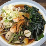 ガリレオ 八兵衛 - 半分がわかめ？七味かけて